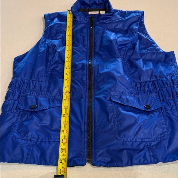 Chico’s Zenergy Sleeveless Blue Women's Vest Large (2) - Picture 4 of 7